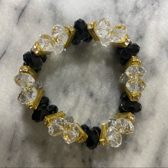 Crystal Beads Stretch Bracelet - Picture 6 of 6